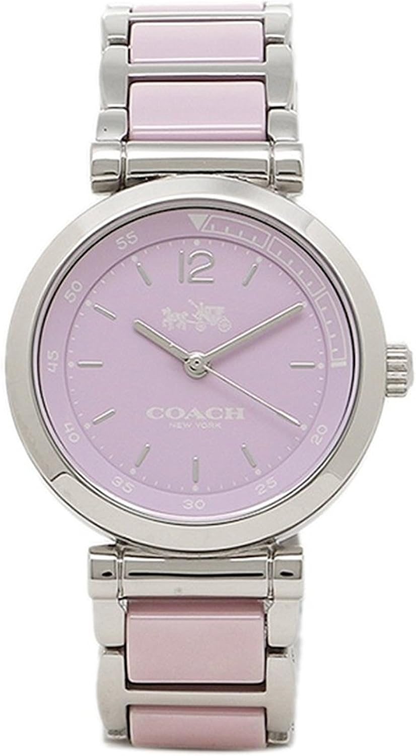 coach pink ceramic watch