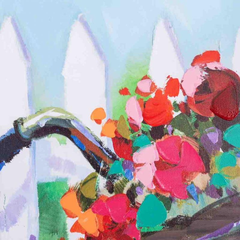 Tableau peint à la main œuvre d'art unique en toile haut de gamme - 5