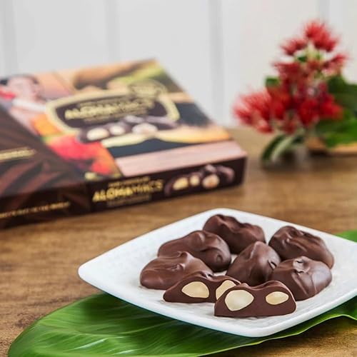 Miniatura 3 de Hawaiian Host Alohamacs Nueces de macadamia cubiertas de chocolate negro (1 caja)