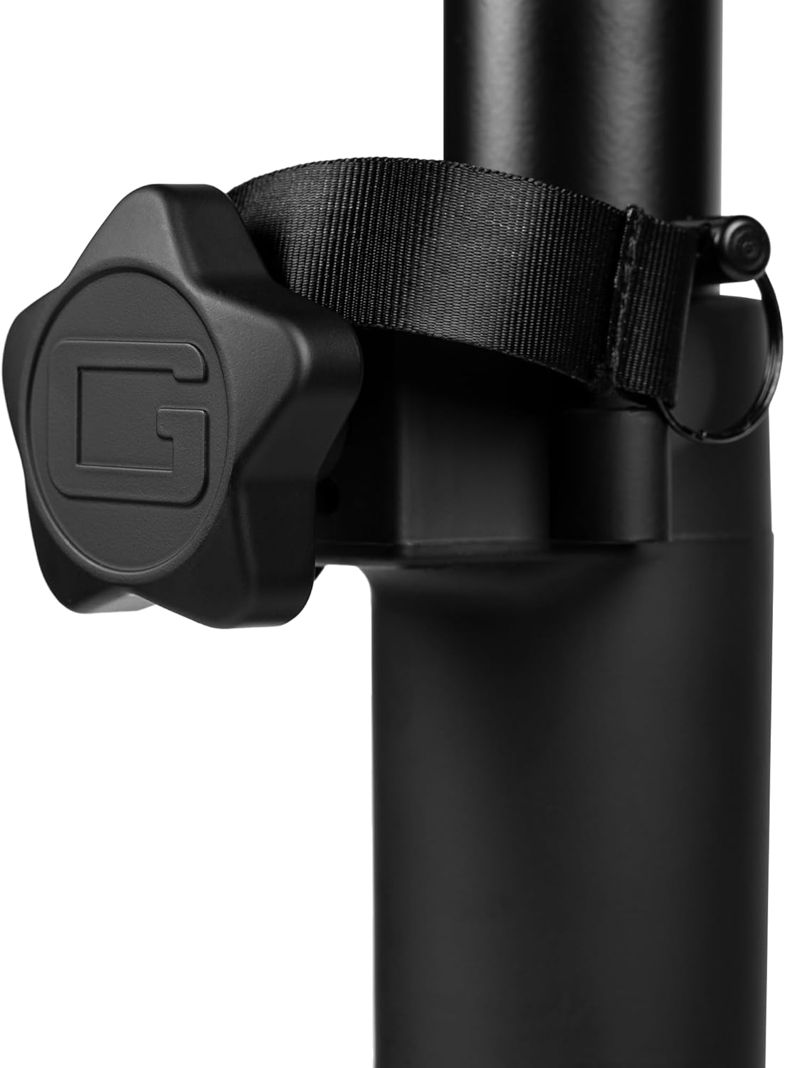 Close-up of height adjustment twist knob