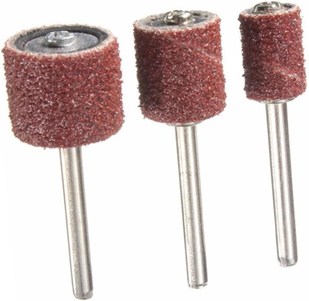 HOMSFOU 102pcs Drum Sanding Kit Band Mandrel Grit Accessories for Rotary Tool Nail Drill Bits and Abrasive Tools for Finishing