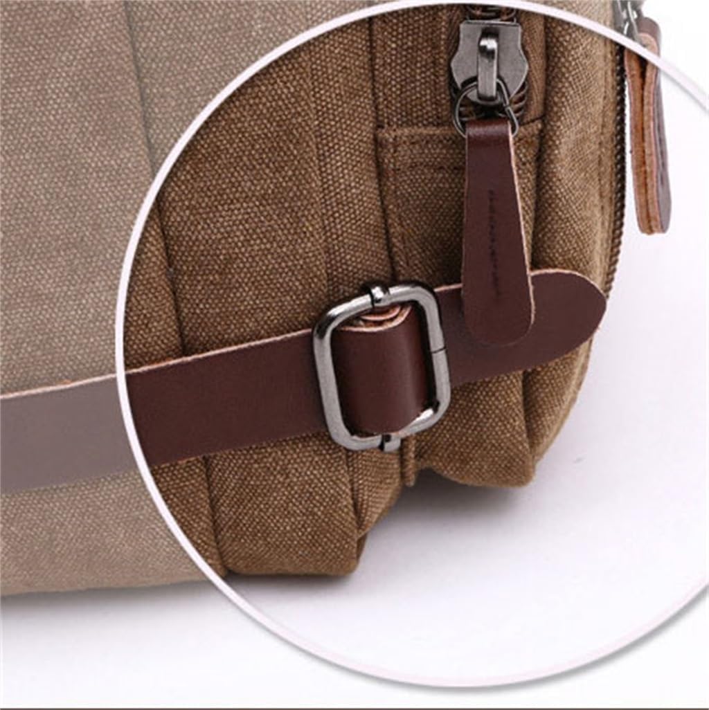 Canvas Bag Business Briefcase Hand Cross Slung Shoulder Three Use Bag Large