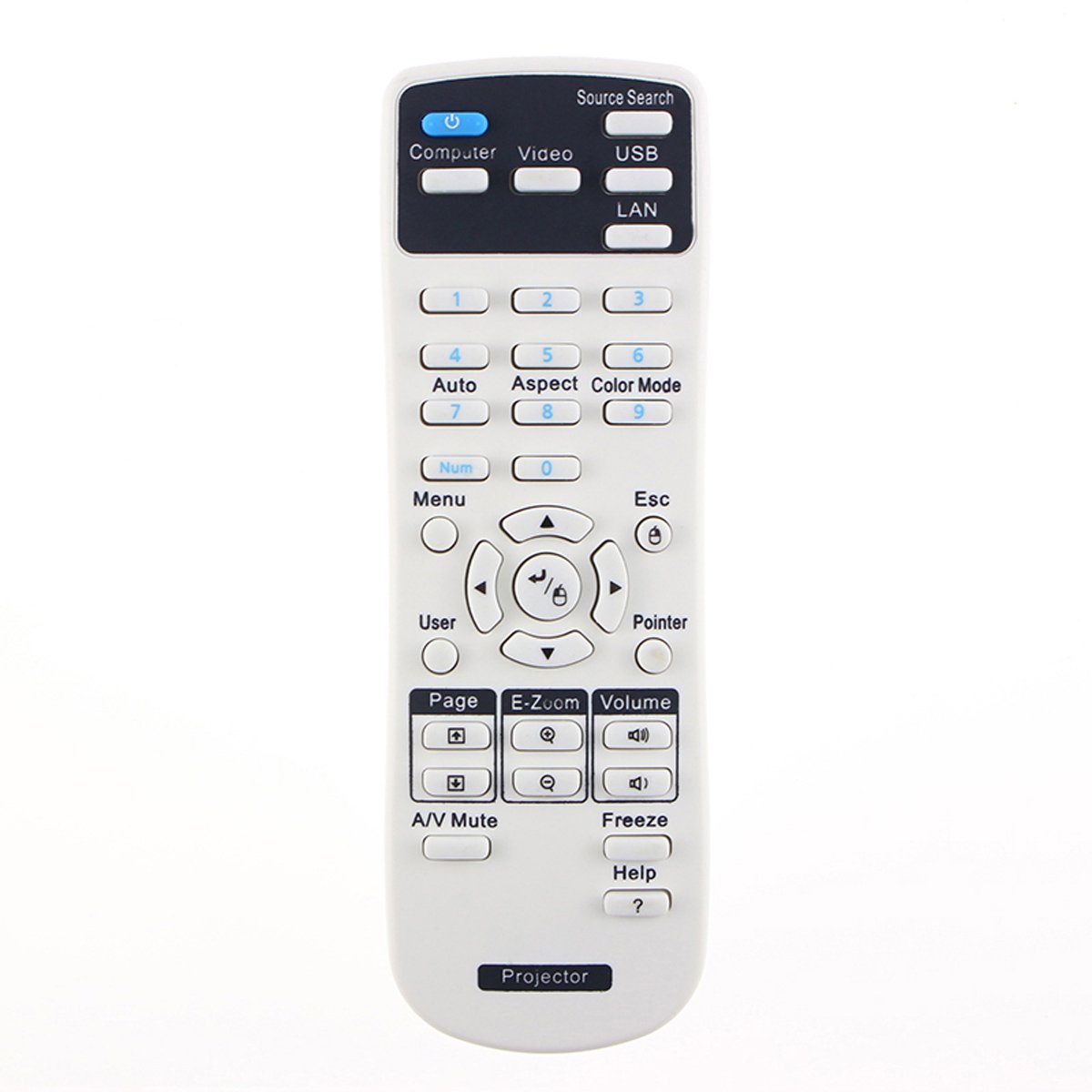 Amazon | EachLight 1566064 プロジェクター交換用 リモコン Epson 
