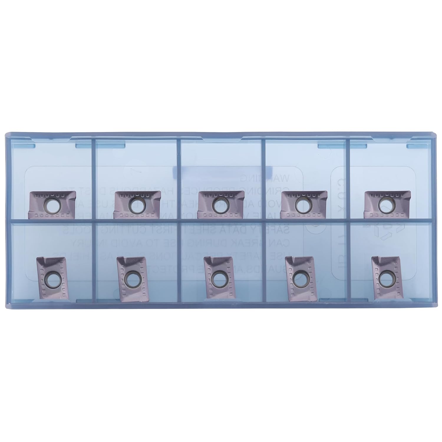 CNC Carbide Milling Inserts for Metal Cutting APKT1003PDSR-30, Indexable Inserts for Square Shoulder Milling Tools, 10 PCS.