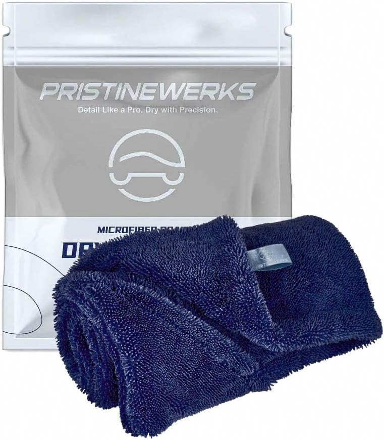 Premium Car Drying Microfiber Towel, Double Sided, Hand Pockets, Easy Grip, 1300 GSM, Super Absorbent, Ultra Soft, Detailing, Cleaning, Car Wash - Cars, Trucks, SUVs (X Large - 1-Pack)