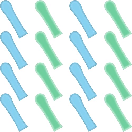 Nuanchu 16 puntas de repuesto para cucharas de oído, puntas de limpiador de oídos, puntas de repuesto para eliminación de cera de oídos, juego de