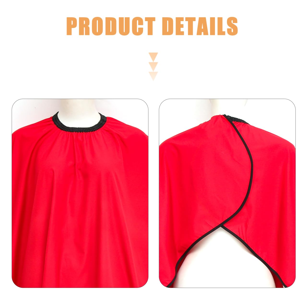 Ipetboom Hair Cutting Cape Large Waterproof Stylist Gown with Breathable Anti-Static Fabric and Adjustable Buckle for Barber Salon and Home Use - Image 3
