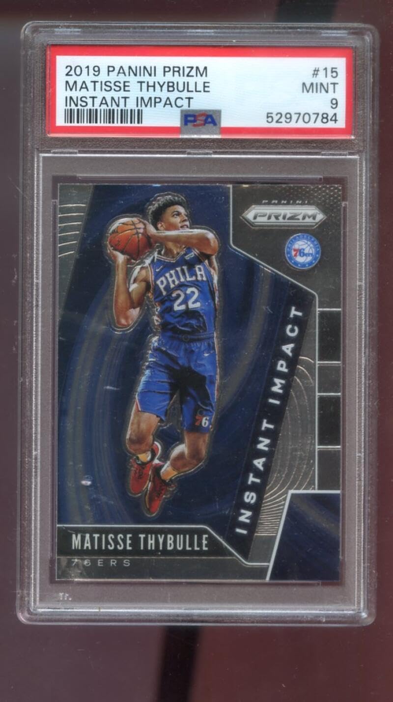 2019-00 Panini Prizm Instant Impact #15 Matisse Thybulle ROOKIE RC PSA 9 Graded Basketball Card NBA 19-00 2019-2000