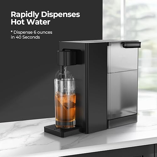 Miniatura 2 de Narcissus Dispensador de agua caliente instantáneo D30 para calentamiento y dispensación rápidos, dispensador ajustable de 5 temperaturas y 4