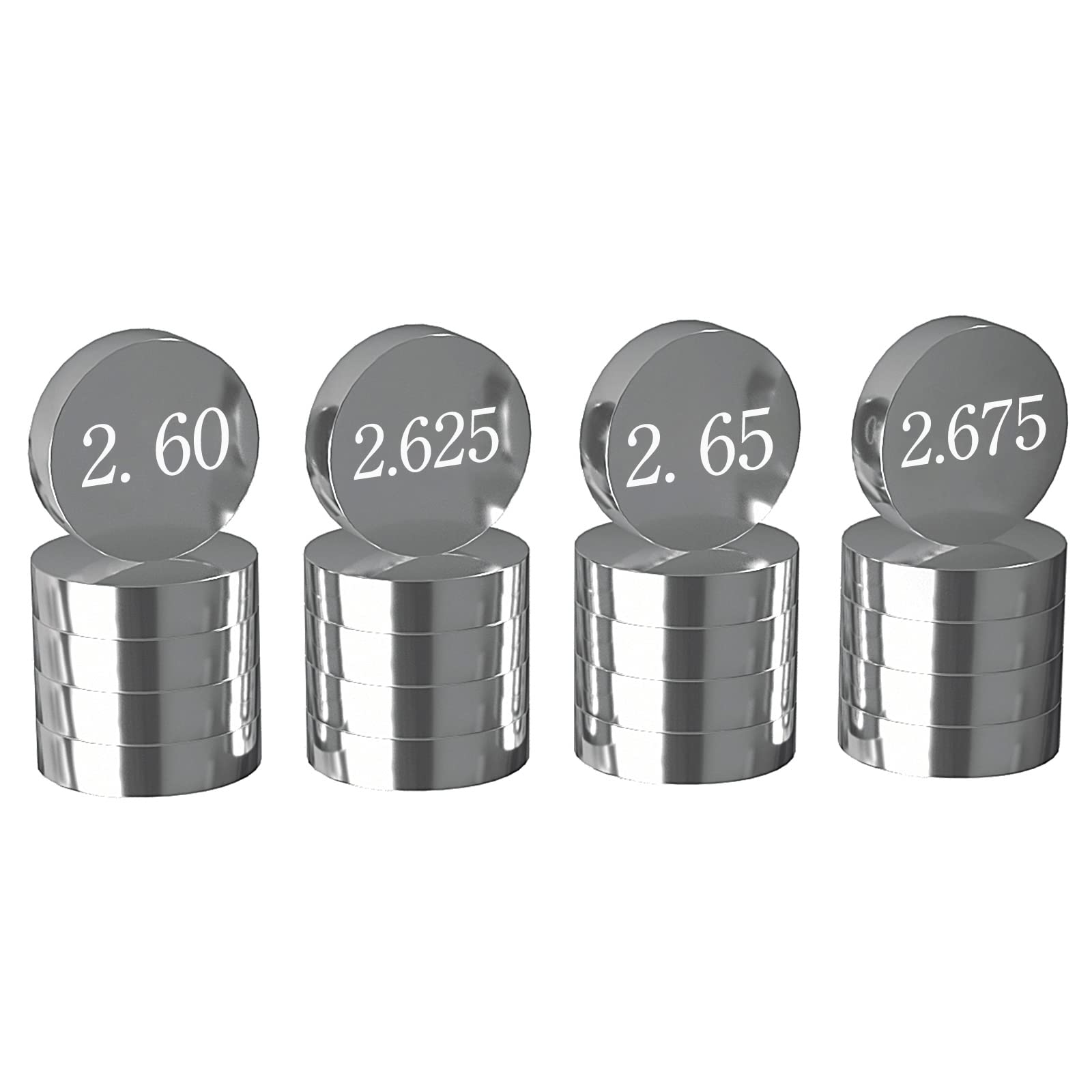 Road Passion 10.0mm Ventil Shim Ventileinstellplättchen Kit 1.875mm-3.200mm 1x55 pcs für 500 2012-2015/500 XC-W 2012-2015/530 2008-2011/530 XC-W 2008-2011