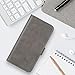 UOGNADGD Leather Flip Cover Compatible with CAT S41 Wallet Case with Card Slots, Magnetic Closure, Stand Function, RFID Shockproof Folio (Gray)