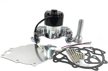 Small Block For Ford Electric Water Pump 289 302 351W SBF High Volume Flow Chrome