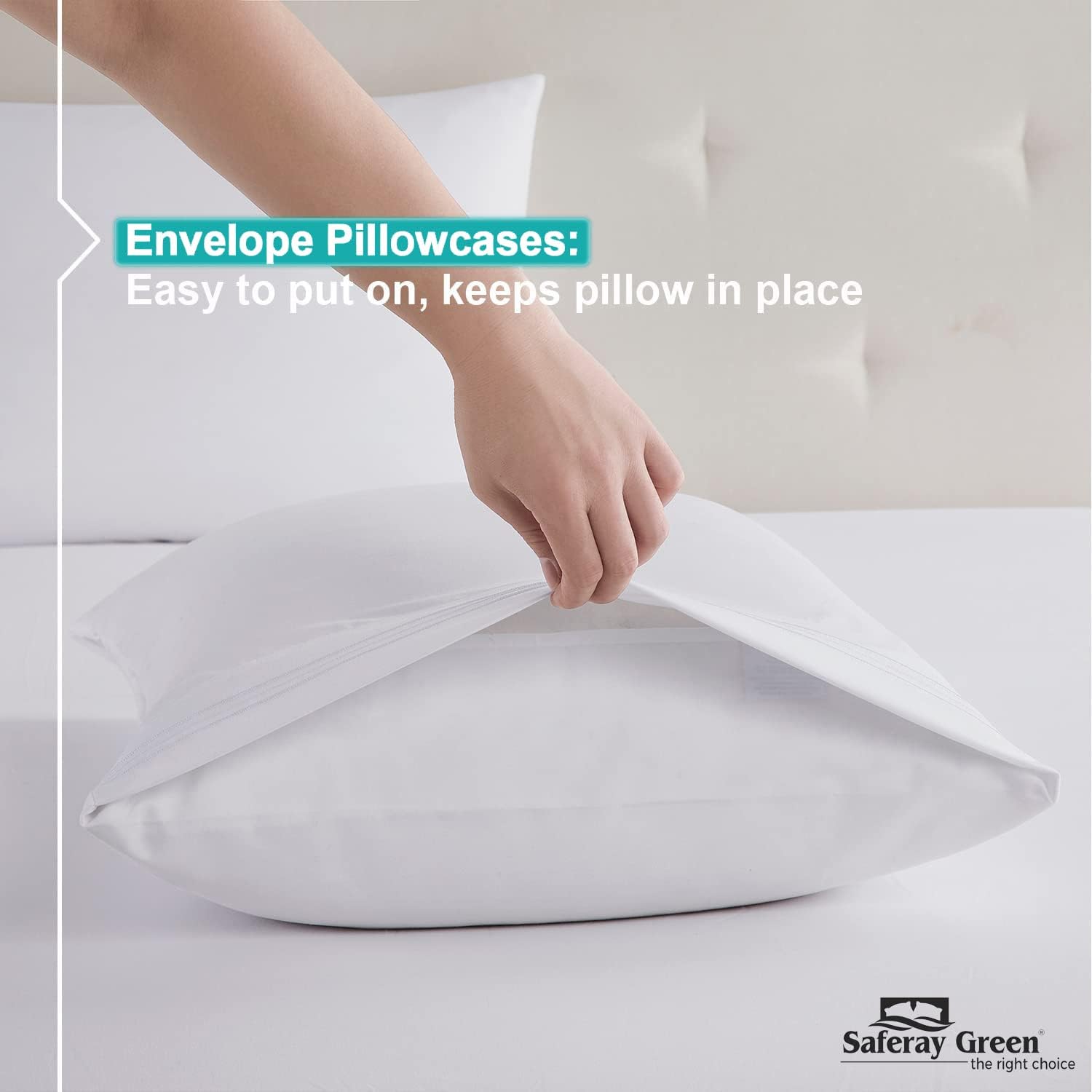 Cotton Solid King Sheet Set/Hotel Luxury Bedding Sheet with Pillowcases & 16” Deep Pocket – Extra Soft, Wrinkle Free Bed Sheet Set for Home Decor (King Size, White, 4 Pieces)