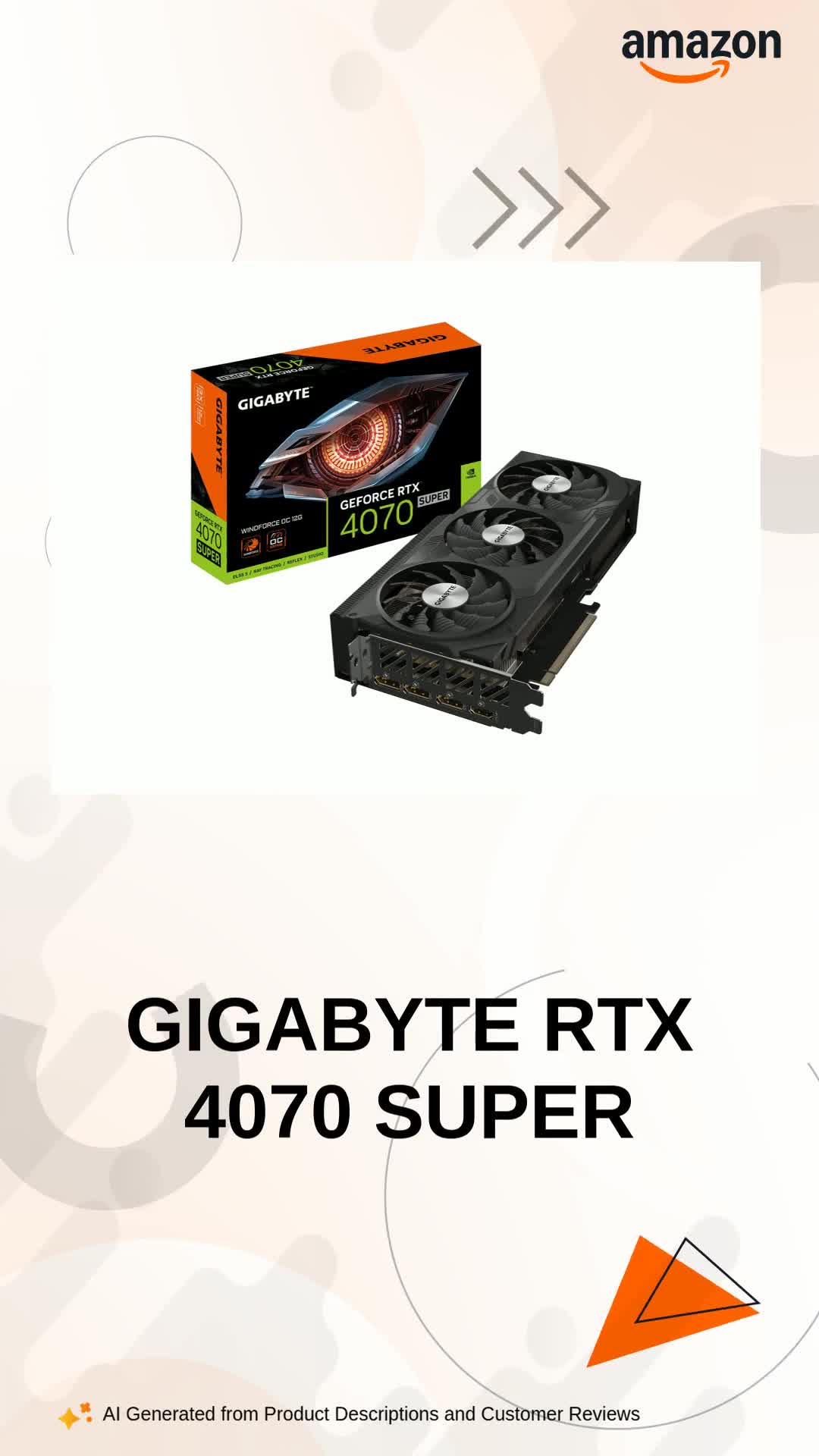 Amazon.in: Buy GIGABYTE GeForce RTX 4070 Super WINDFORCE OC 12G