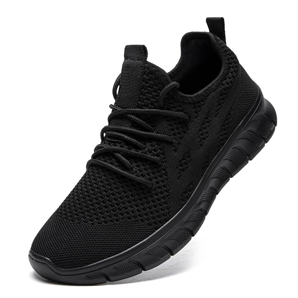 LANGFEUU Zapatillas Deportivas de Ocio para Hombres cómodas y Transpirables Zapatillas de Fitness Trotar Entrenamiento de Tenis Voleibol Moda Ligera EU 39-46
