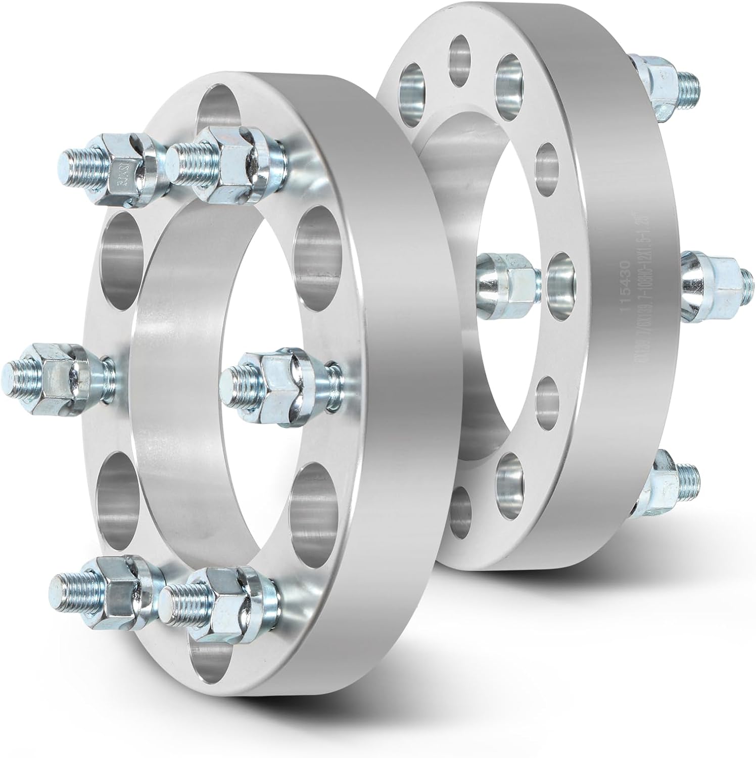 SCITOO 2Pcs Wheel Spacers 1.25 inch 6x5.5 Bore 108mm Studs 12x1.5 6 Lug Wheel Spacers Adapters Fit for for Toyota for Tacoma for Toyota for 4Runner for Toyota for Tundra for Toyota