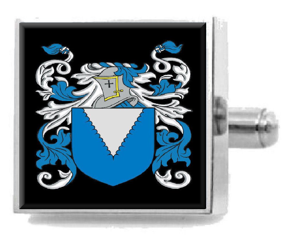 Gemelos con Escudo de Apellidos para camisas de puño doble 5