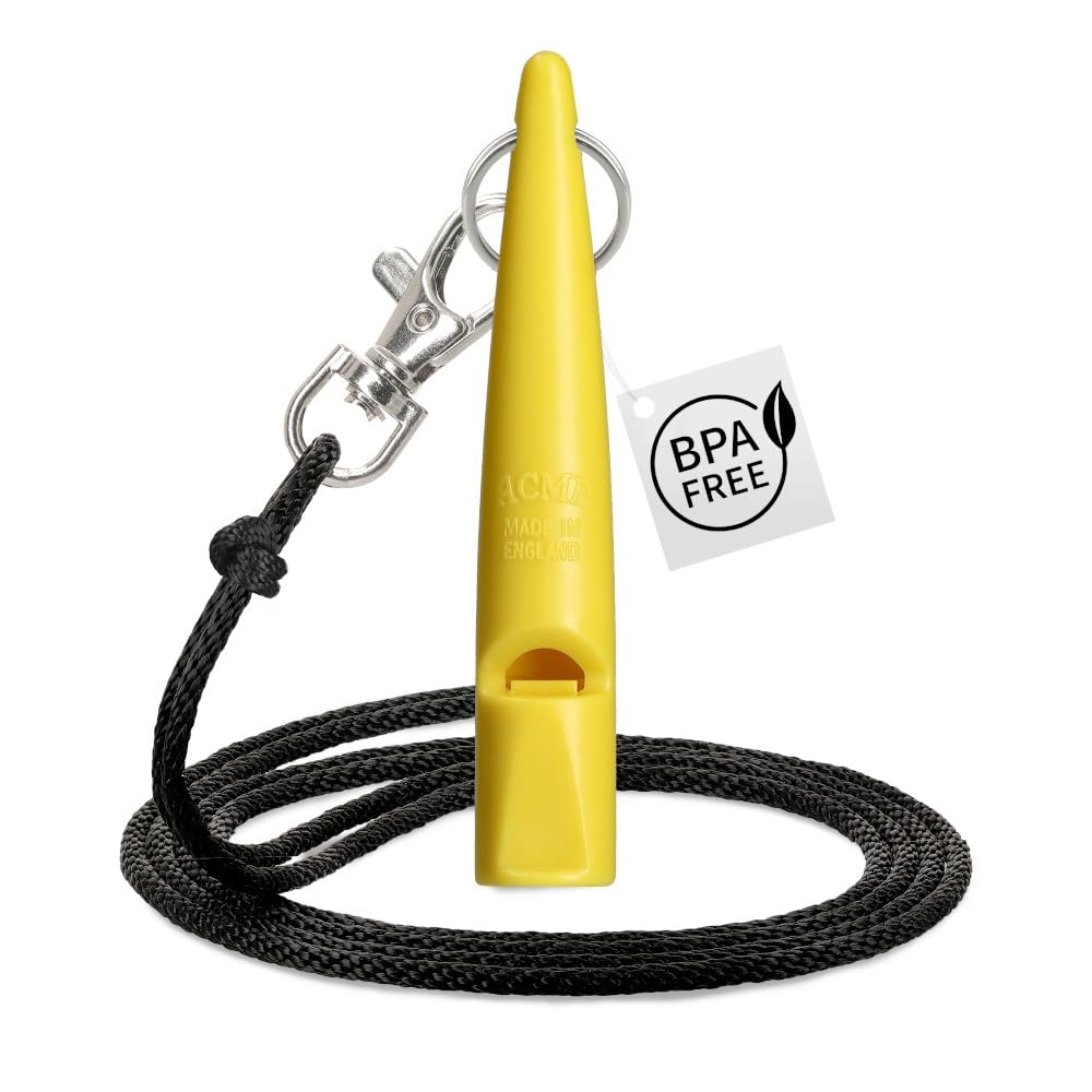 dog whistle no. 211.5 with whistle strap | Original from England | Ideal for dog training | Food-Grade ABS Material | Standardized frequency | Loud and far-reaching
