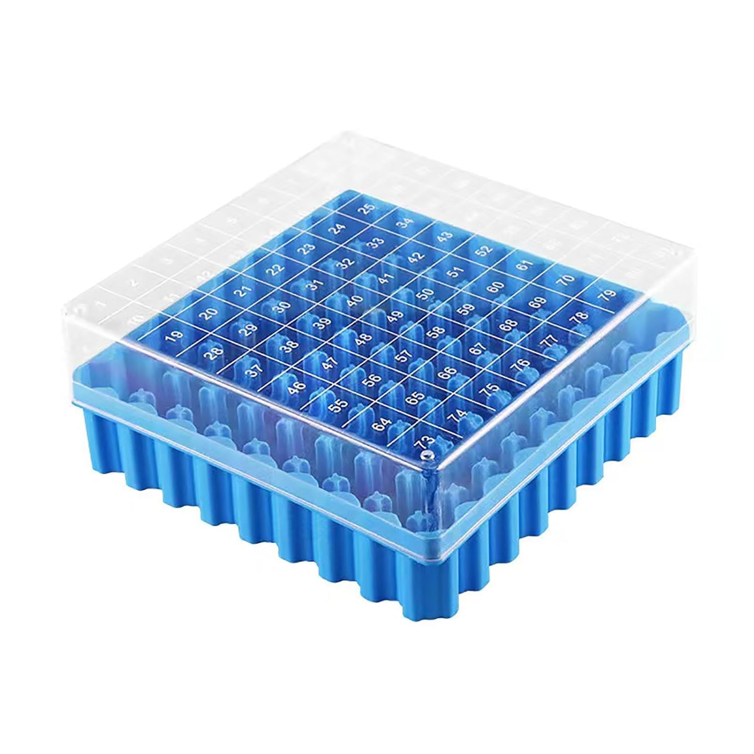 Witeg Cryo cube box (PP) 81 places for 4.5 ML cryo vials, CryoBox Vial Rack (Pack of 1) || Cyrobox ||