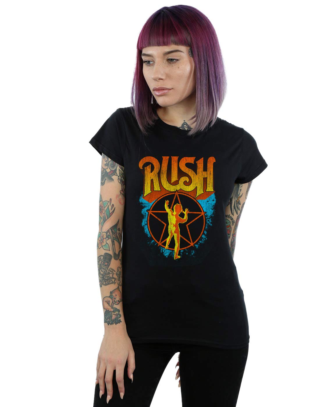 Absolute CultRush Women's Sunburst Star T-Shirt