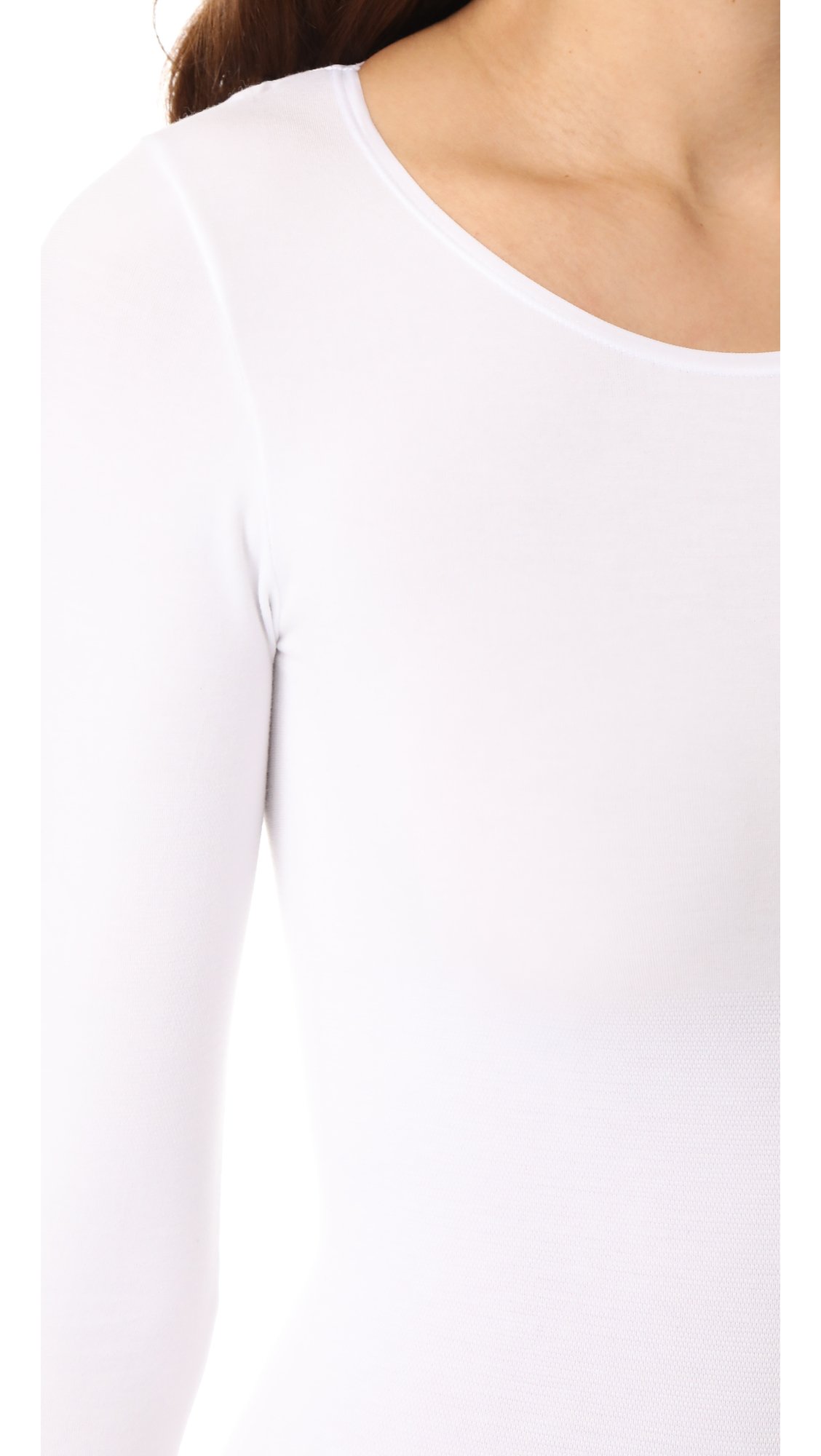 Yummie Seamless Long Sleeve Thong Back Body Suit Body amincissant Femme