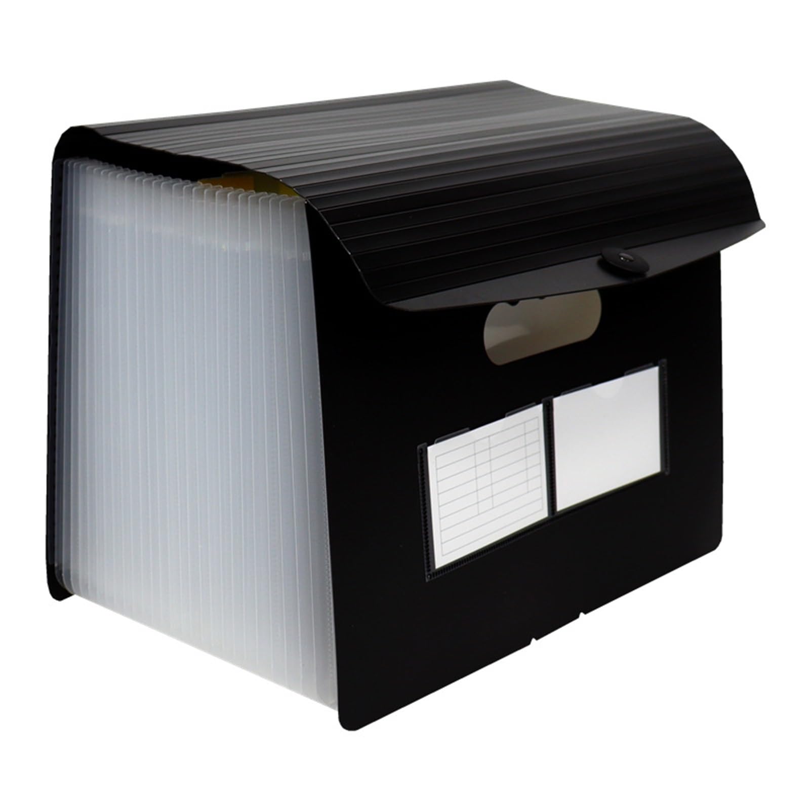 Carpeta Carpeta de pie retráctil Mini maletín Bolsa órgano expandible con tapa para Almacenamiento de Archivos