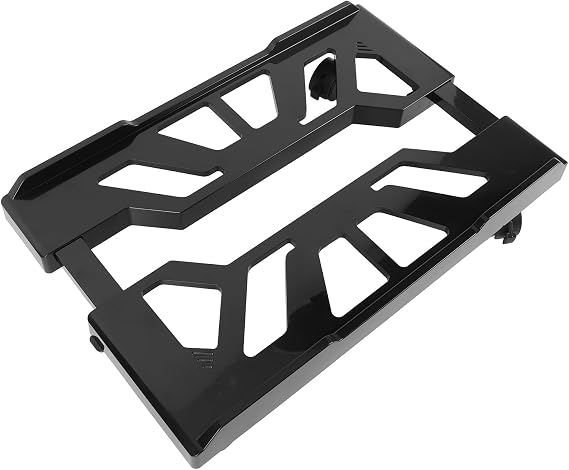 Adjustable Mobile CPU Stand, ABS Computer Tower Stand with 4 Locking Wheels and Ventilated Design, for Most PC Towers 20-28cm Width