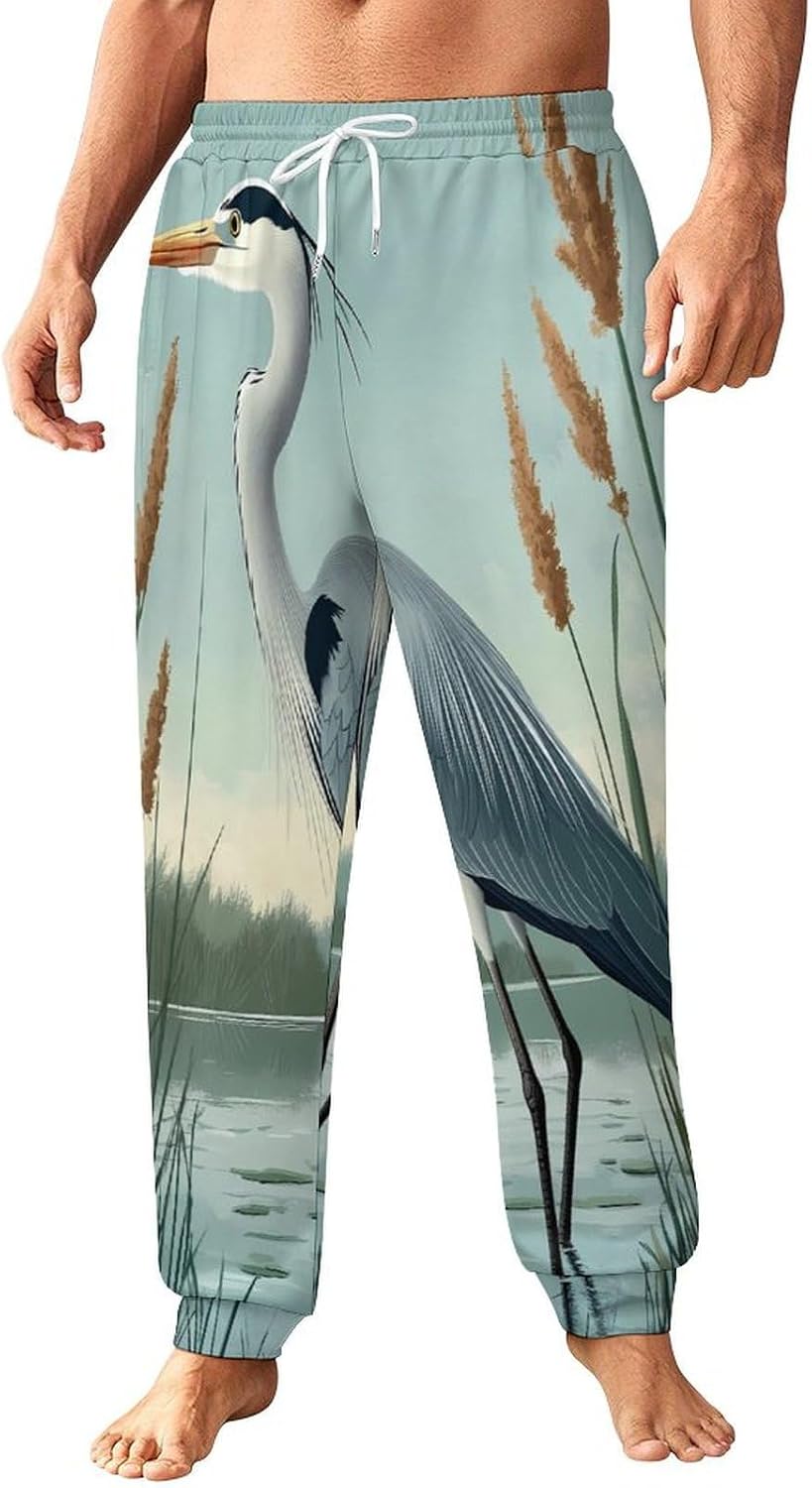 Blue Heron Men's Pants Athletic Workout Sweatpants Jogger Casual Pant for Sports Home
