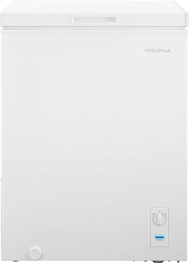 Insignia 5.0 Cu. Ft. Chest Freezer White Appliances