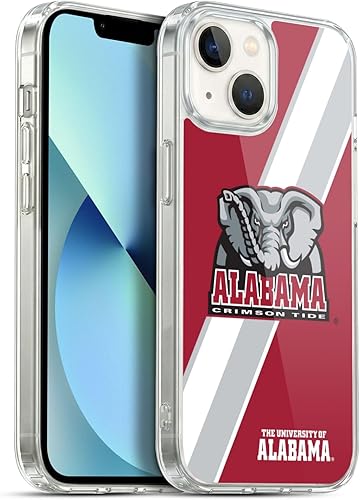 Miniatura 113 de Head Case Designs Funda de gel con logotipo oficial de la Universidad de Alabama UA [protección de grado militar] compatible con Apple iPhone 11