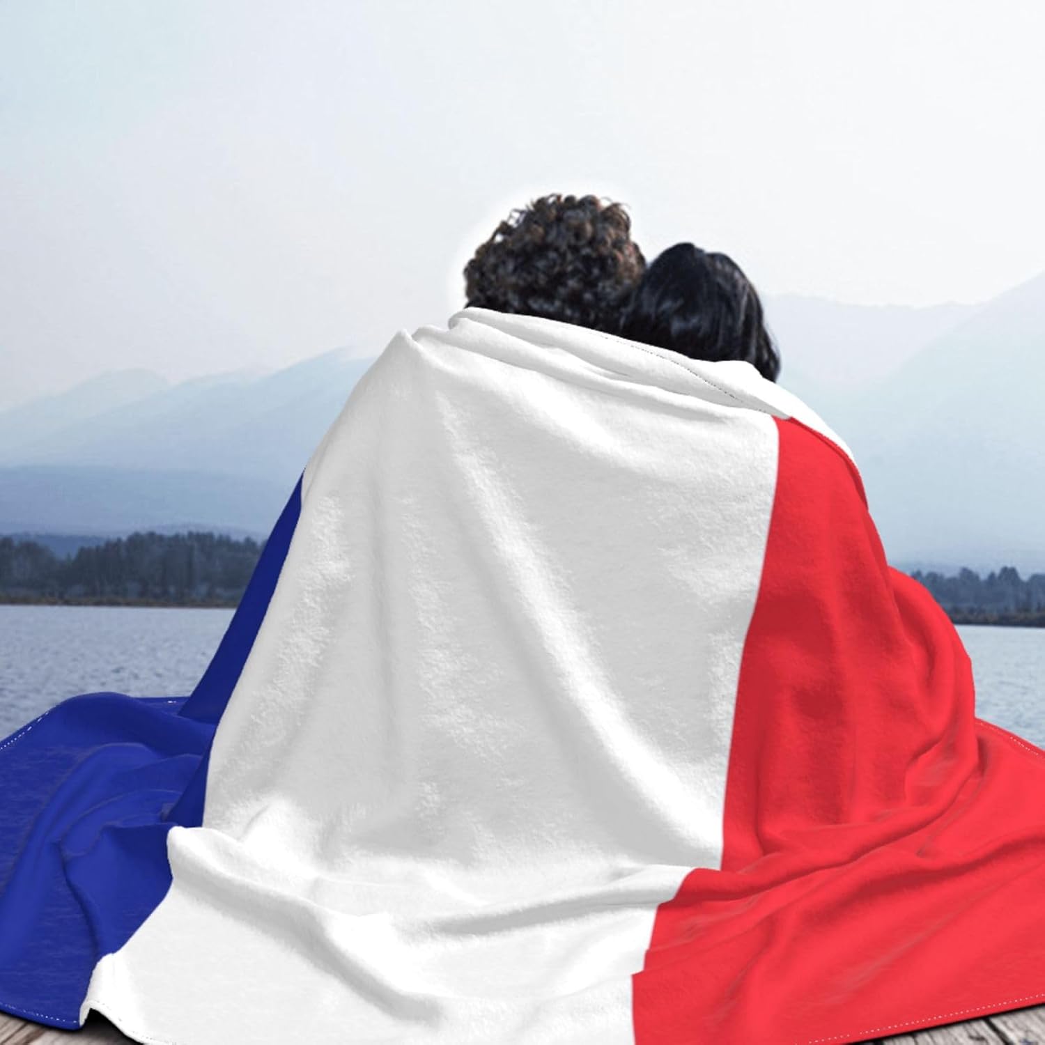 France Flag Blanket Ultra Soft Micro Fleece Blanket Throw for Couch Sofa Bed