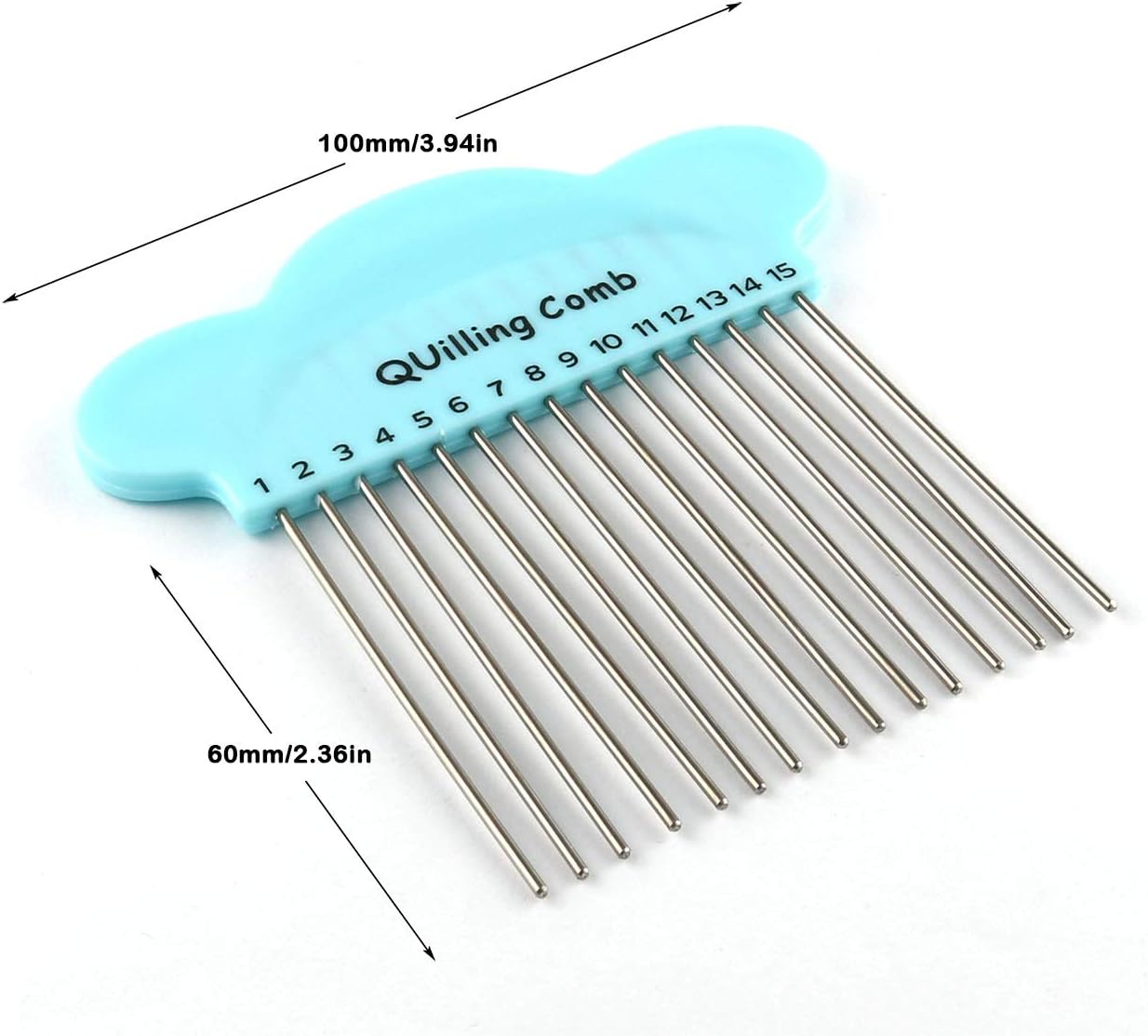 E-outstanding Quilling Comb Blue DIY Paper Carding Craft Creat Loops Accessory Supply Holder
