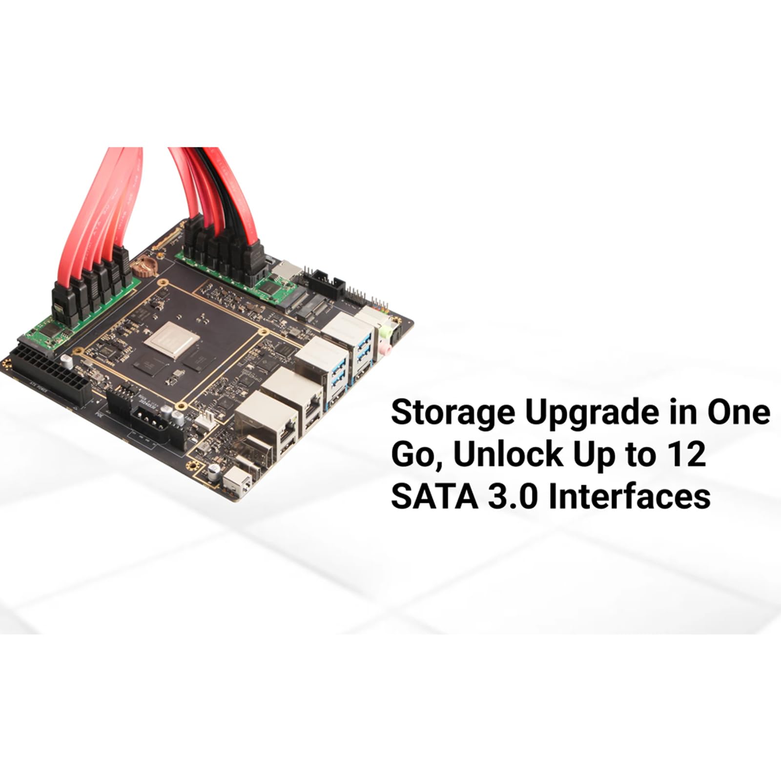 Scheda adattatore da M a 6-SATA3.0 salvaspazio per gaming