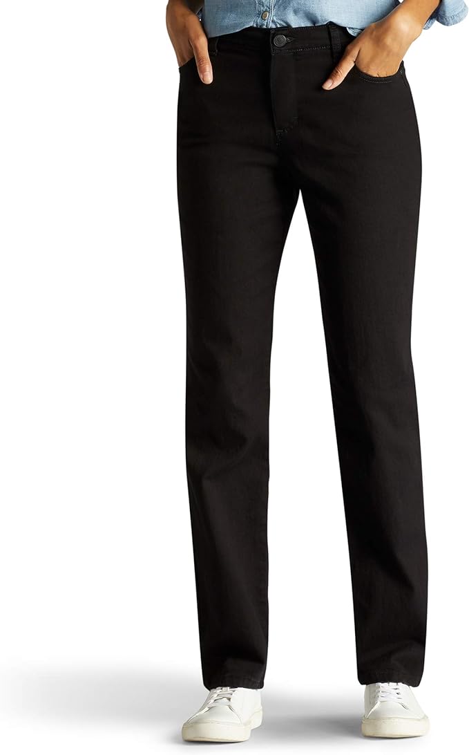 Lee Women's Instantly Slims Classic Relaxed Fit Monroe Straight Leg Jean