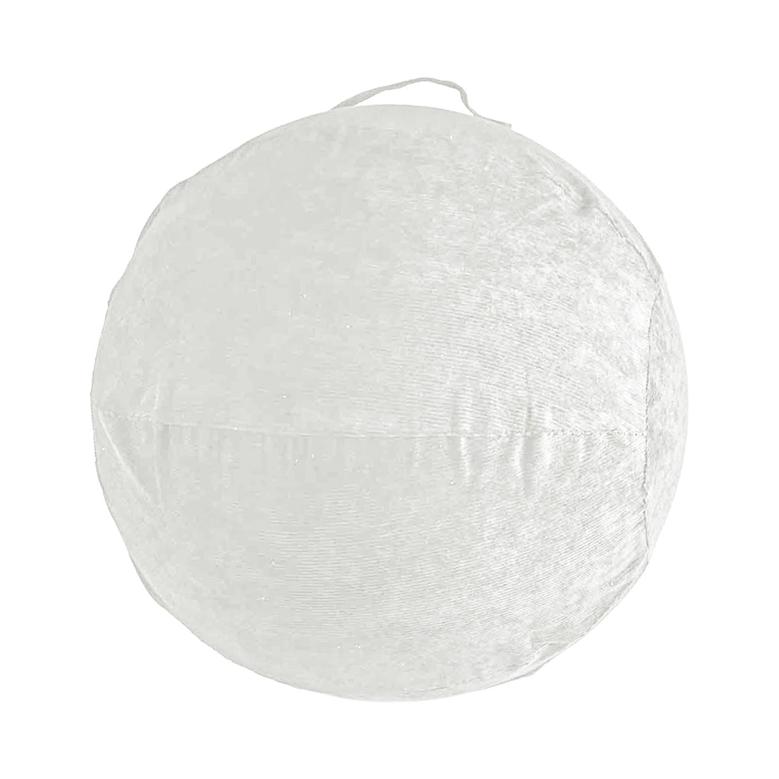 F Fityle Couvre-Ballon de Yoga Couvre-Ballon d'exercice Léger Pliable Anti-poussière Anti-Rayures avec poignée Couvre-Ballon d'équilibre Boules assises, Beige 55cm
