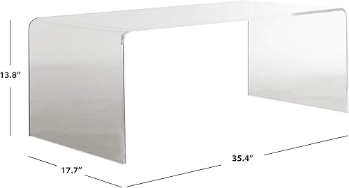 Miniatura 2 de Safavieh Home Collection - Mesa auxiliar Atka transparente