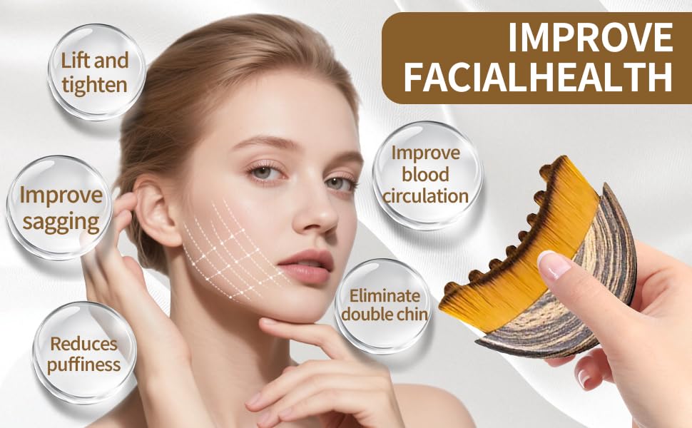 Image of Diamo Care New Lymphatic Contour Face Brush 1 PCS | Facial Massager for Jawline, Chin & Neck culpting, Drainage, Puffiness Reduction & Smoother Skin