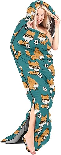 Miniatura 5 de AILONEN Saco de dormir para niños y niñas, adultos, para acampar al aire libre, senderismo, viajes, bolsa de dormir con bolsa de transporte