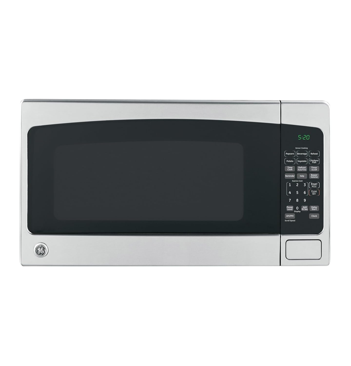 GE Countertop Microwave Oven 1 200-watt Capacity 2 0 Cubic Ft 8 Auto Setting Cooking Settings Child-Lock Technology