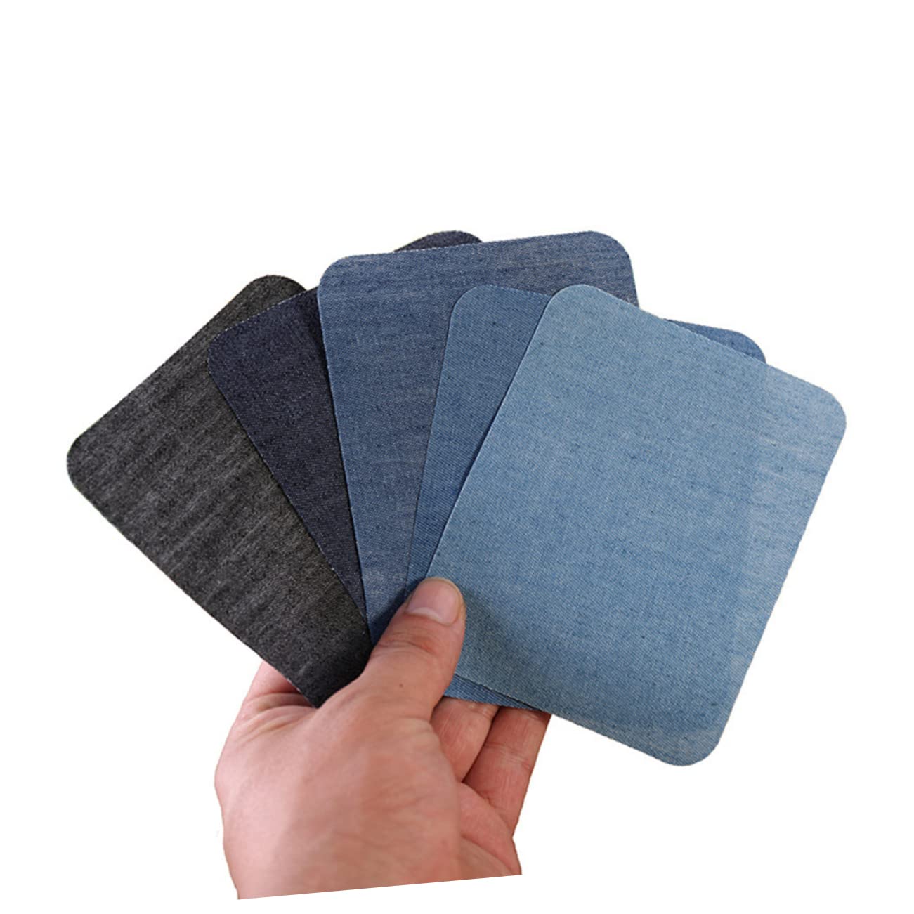 STOBOK 60 Stk repair patch fix patch Sewing es jeans es Knee es Elbow es Flicken aufbügeln Flicken für Kleidung für Hosen Klebstoff Stücke Denim Banner