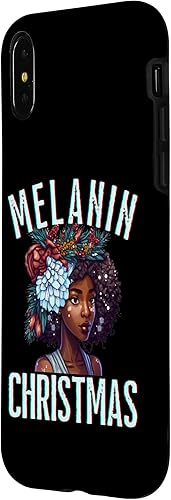 Miniatura 8 de iPhone 12 mini Melanin Christmas Black Girl Magic Women Mrs Claus Afro Love Case