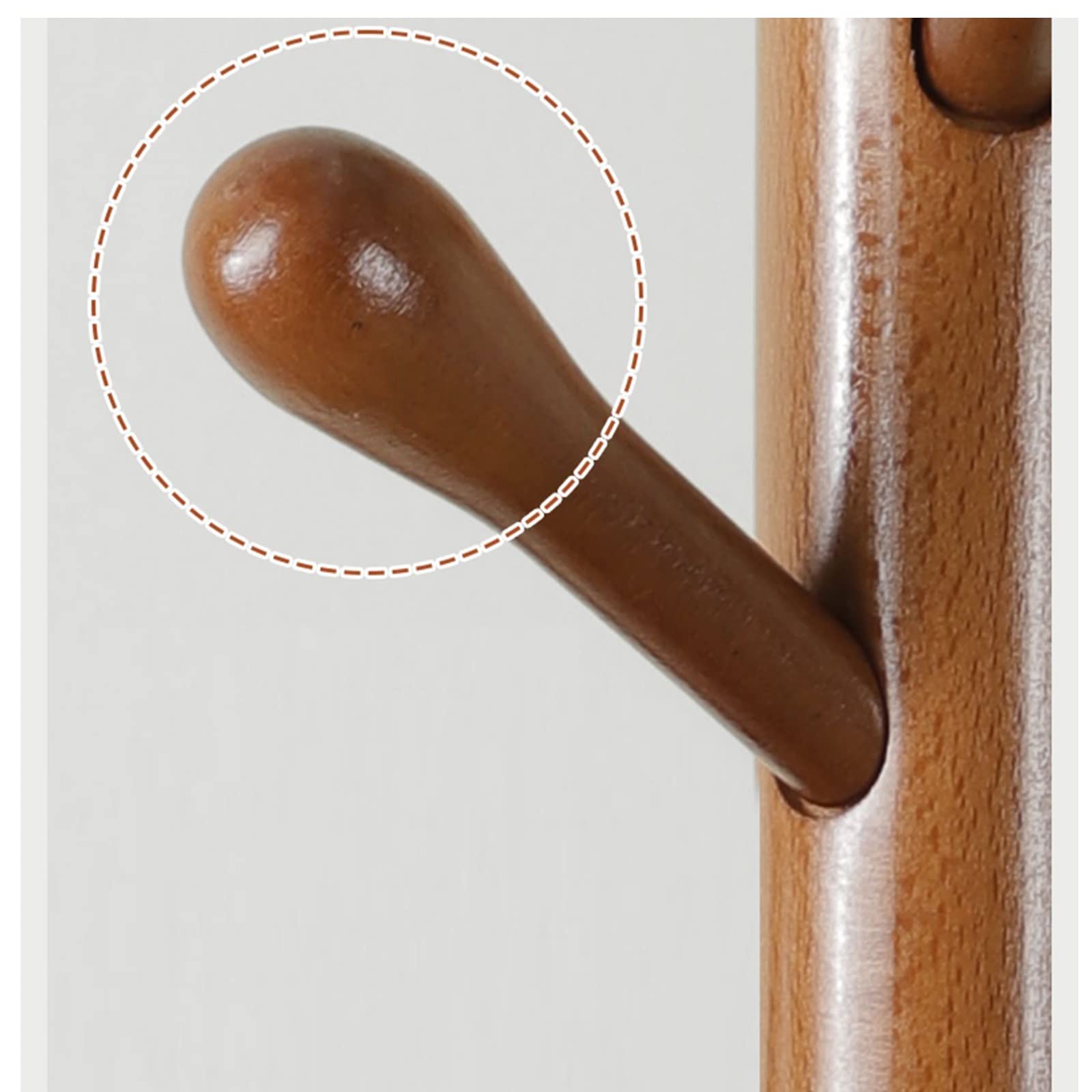 SAeWare Appendiabiti indipendente, appendiabiti da pavimento per camera da letto, solido da appendere, soddisfa le esigenze quotidiane di stoccaggio dei vestiti invernali che non cadono, giallo