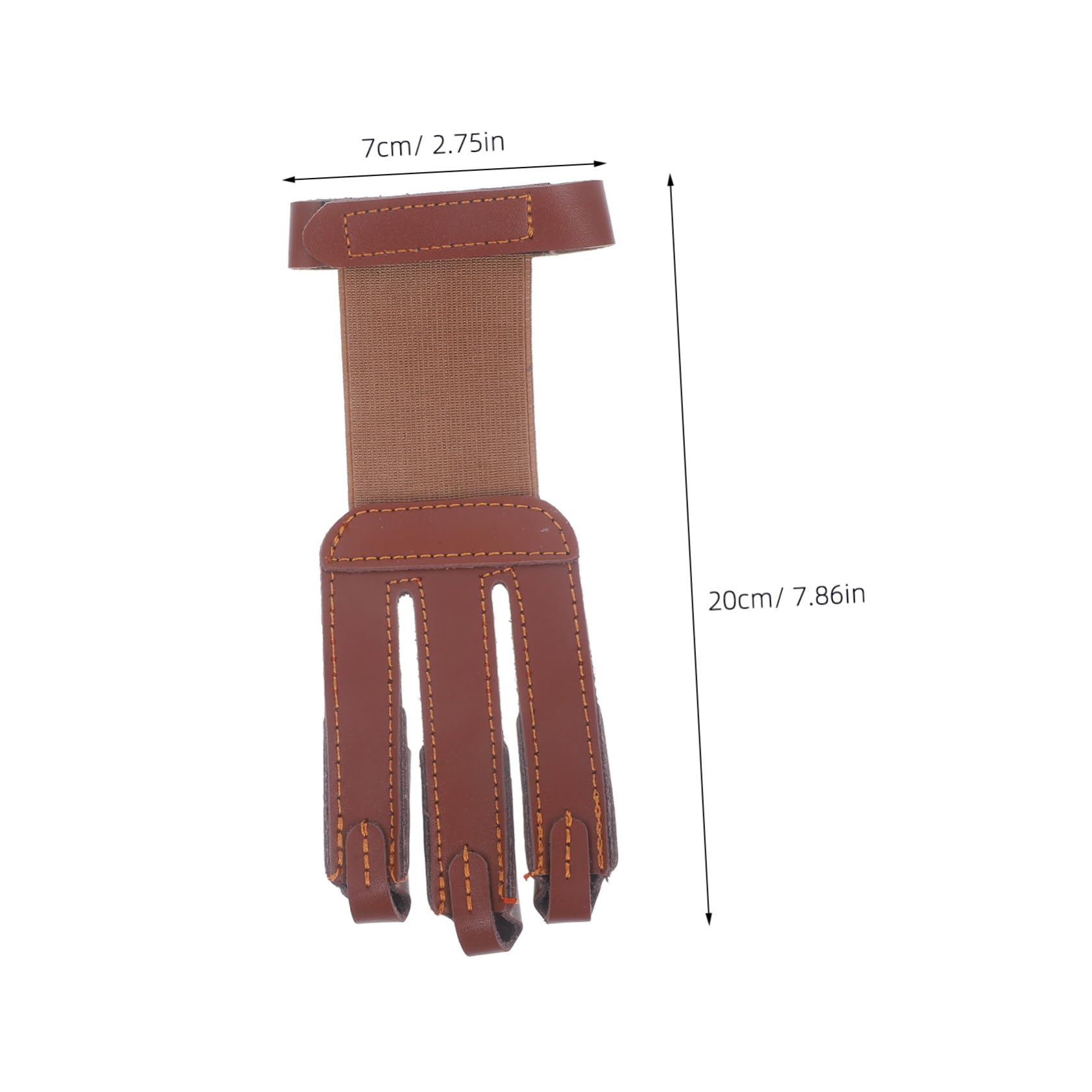 GAROZATION Archery Finger Saver String Guard Handed Finger Tab Cow Leather Guard Protector for Women
