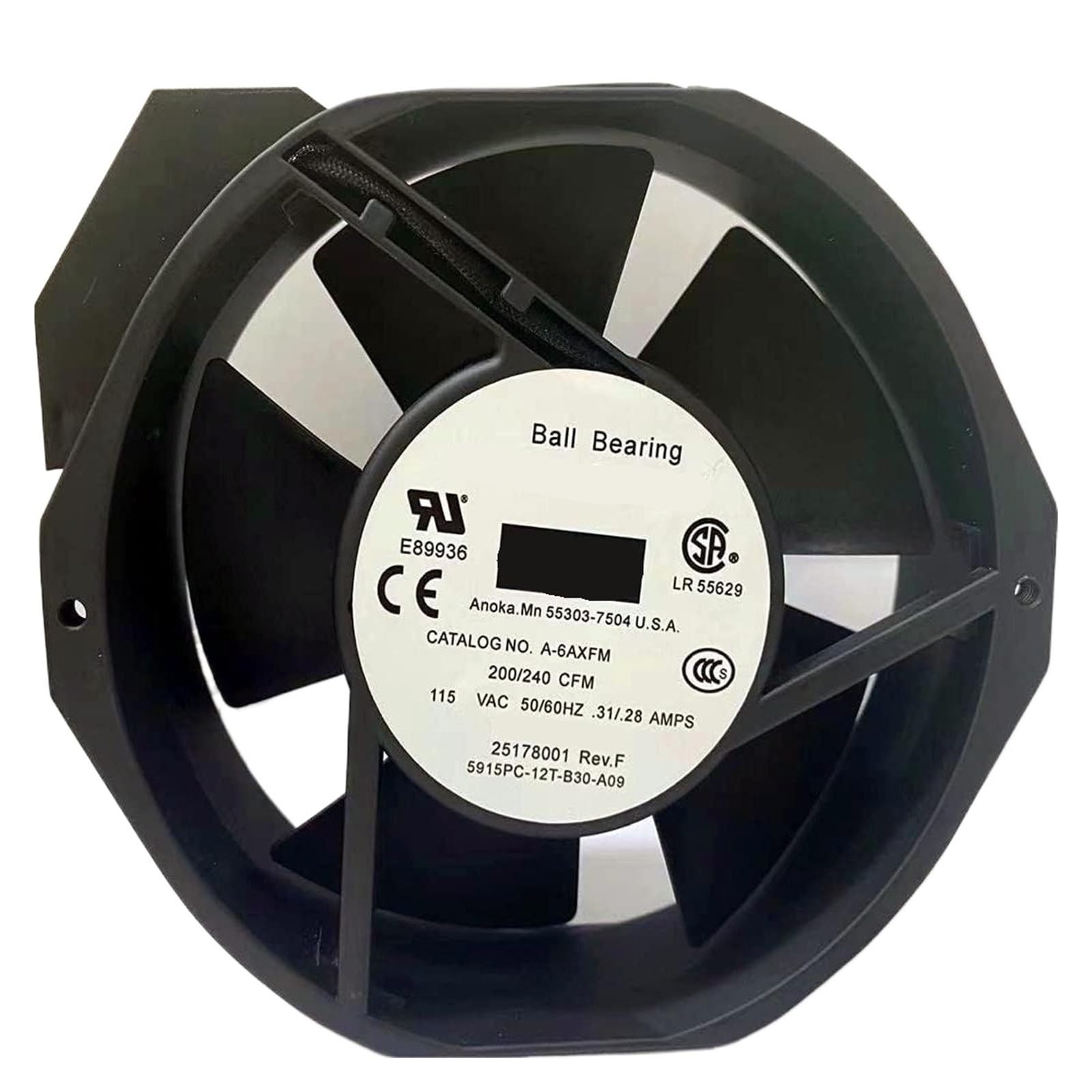 EGTDSFGJA 5915PC-12T-B30-B50-A00 5915PC-12T-B30-A09 5915PC-12W-B30 Fan(5915PC-12T-B30-A00)