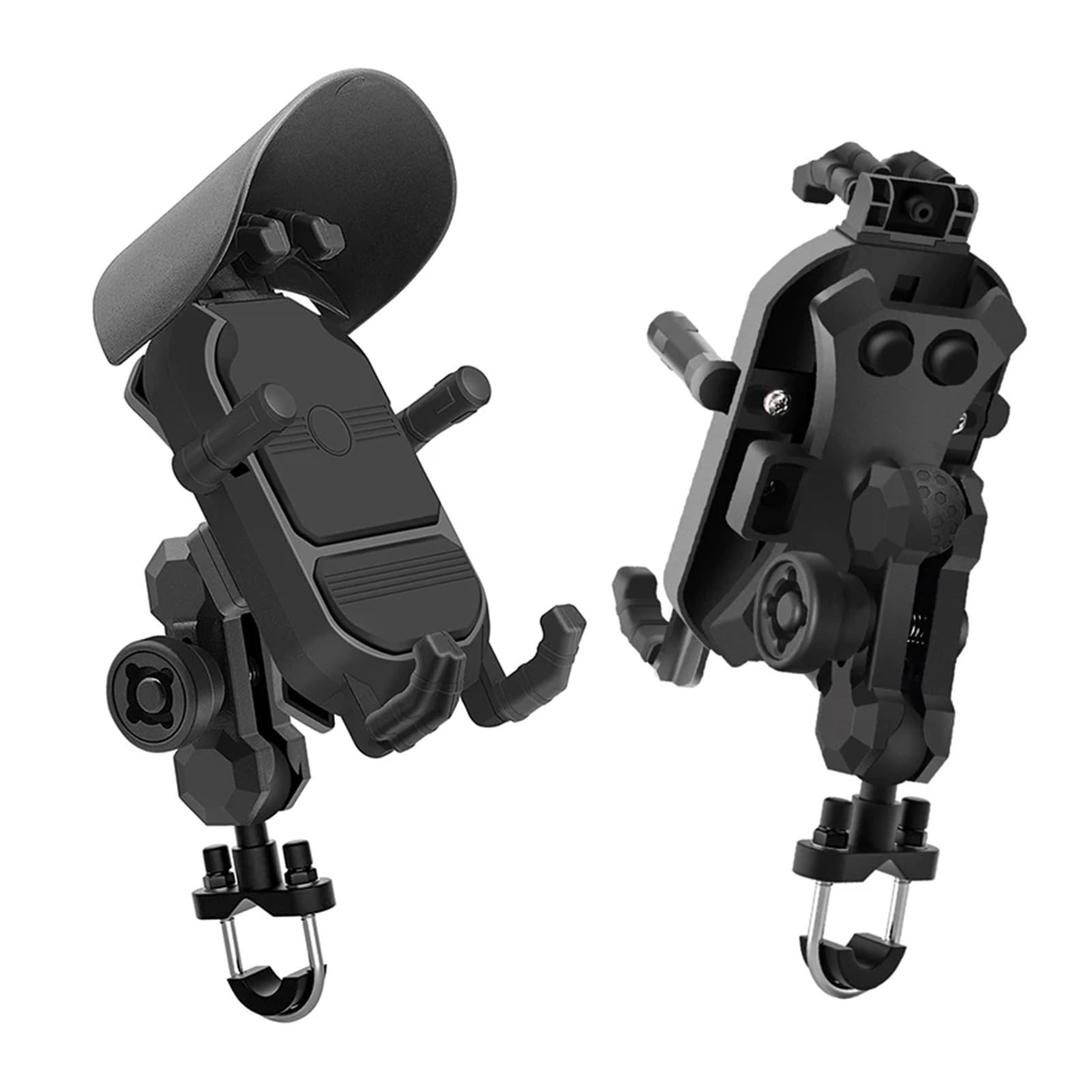 Telephone Moto Rotation Support De Téléphone pour Moto Support Rapide Antivol pour Smartphone Support De Téléphone Portable Accessoires Décoratifs Porte Téléphone Vélo(Handlebar)