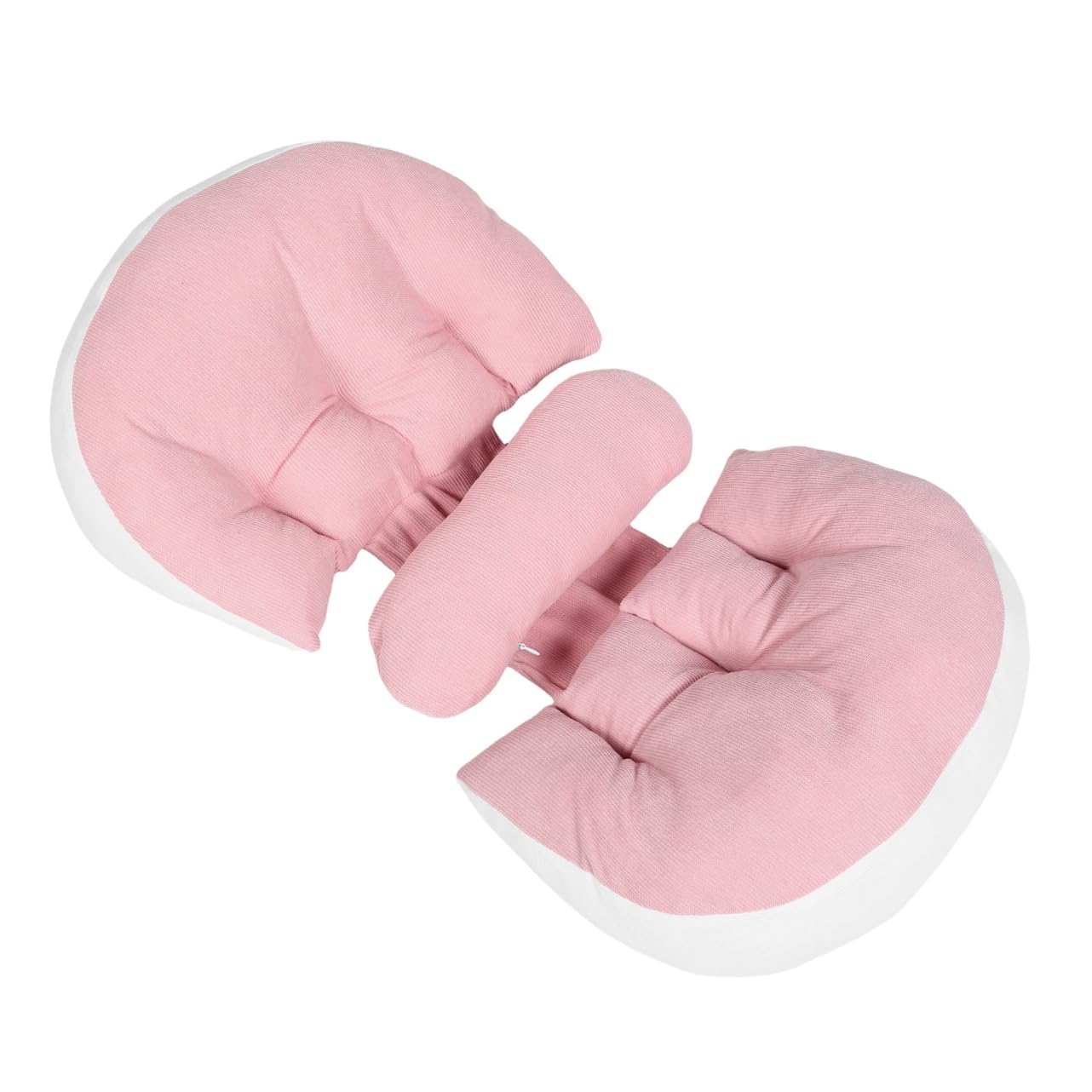 Milisten U Shaped Pregnancy Pillow for Side Sleeping with Belly Support and Back Pain Relief Lightweight Maternity Body Pillow for Pregnant Women