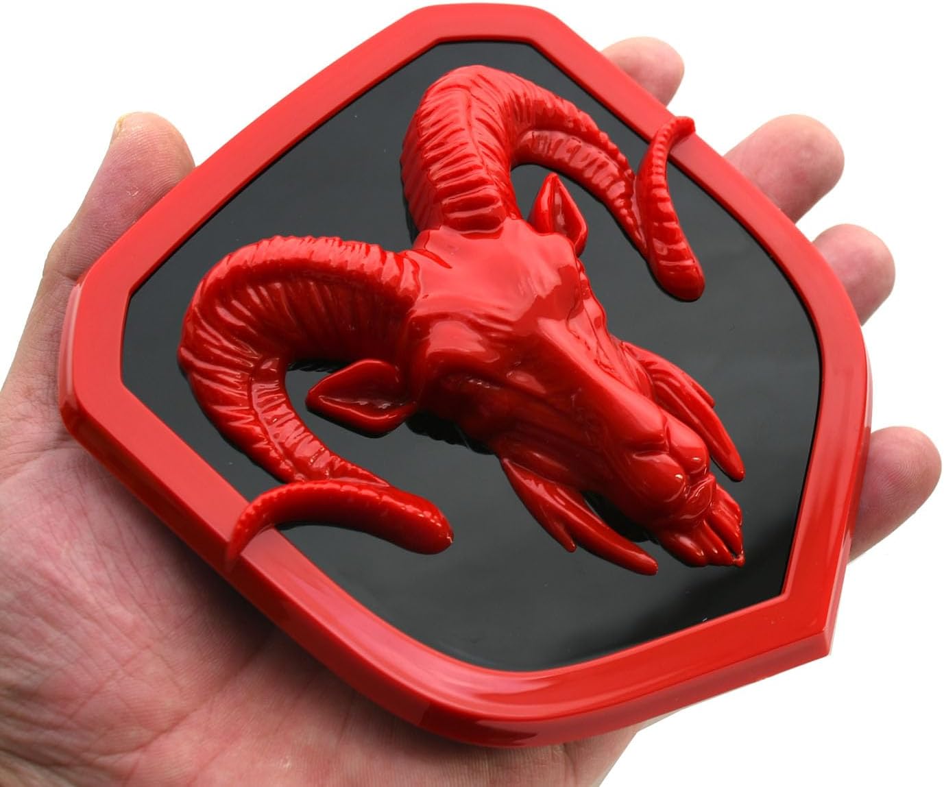 1x Custom Grille 3D Emblem Replacement for 2013–2018 RAM 1500 2500 3500 68140322AA Badge New (Chrome)