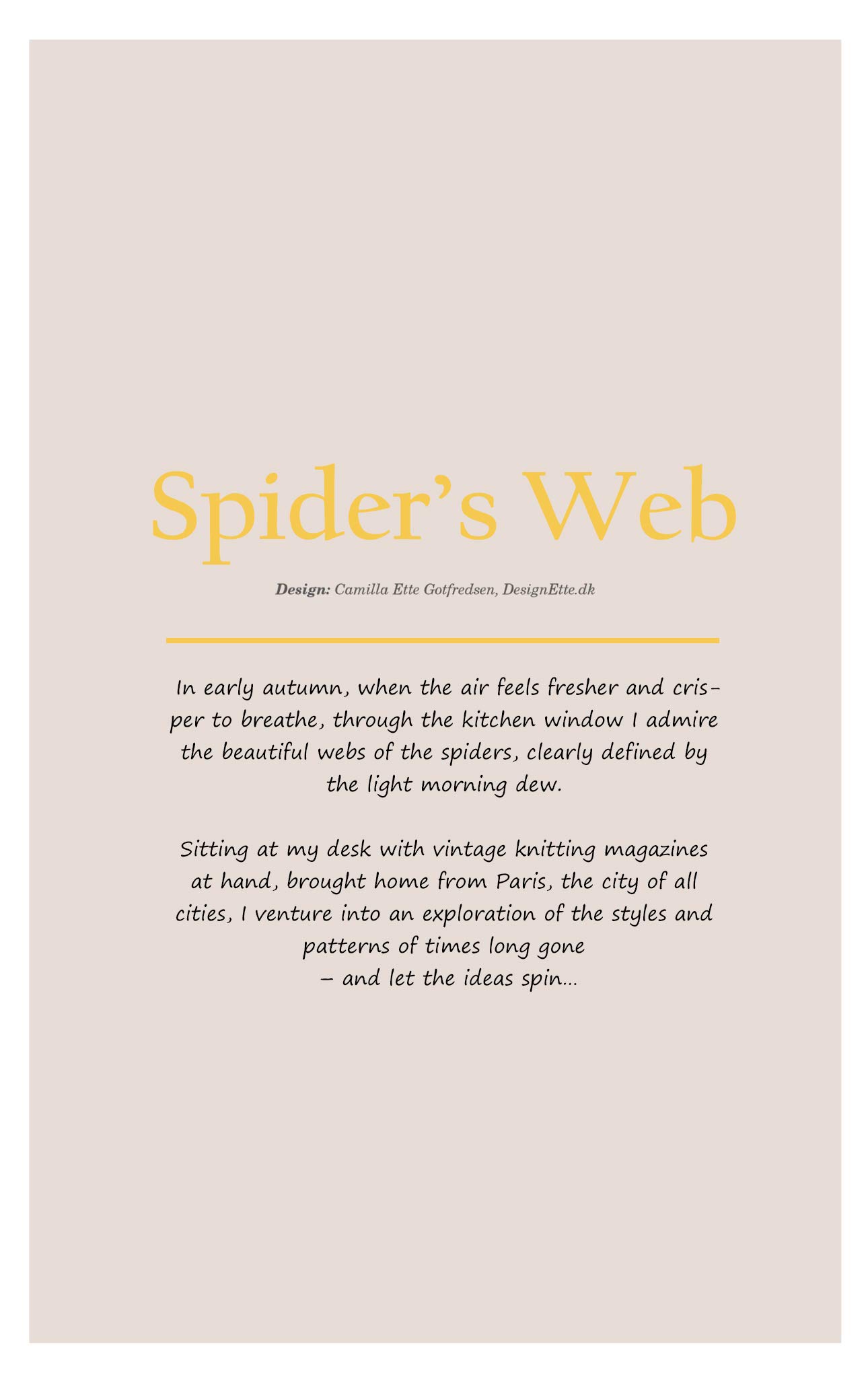 Spider's Web - Kit de Tejer para Mujer, 100% algodón Egipcio, Lana de algodón Egipcio, Cuencos y Patrones para Principiantes, Caja de 50 g ≈127 m/5 Capas, marrón café, 2XL
