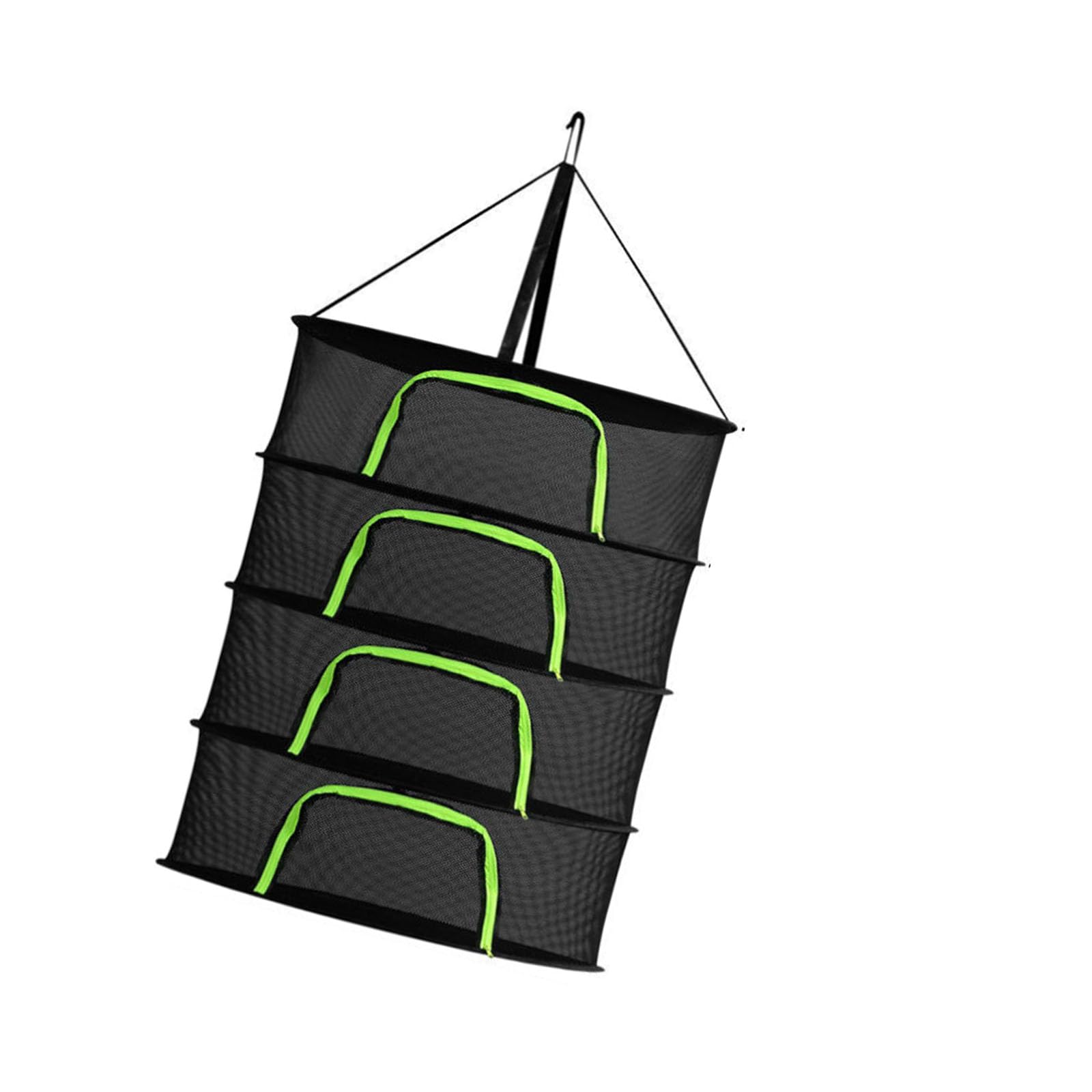 Hsioluted Permanent Nylon Fabric Drying Rack Foldable Design for Efficient Ventilation and Space Saving Large Capacity Dryer
