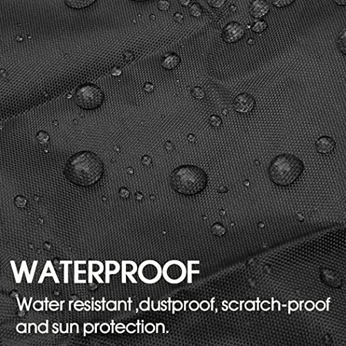 Miniatura 4 de Amgj Funda Para Moto Acuática Impermeable 420x300cm, Cubierta De De Jet Skitela Oxford 210d Uv Resistente Para Jetski De 2 A 3 Personas,Negro